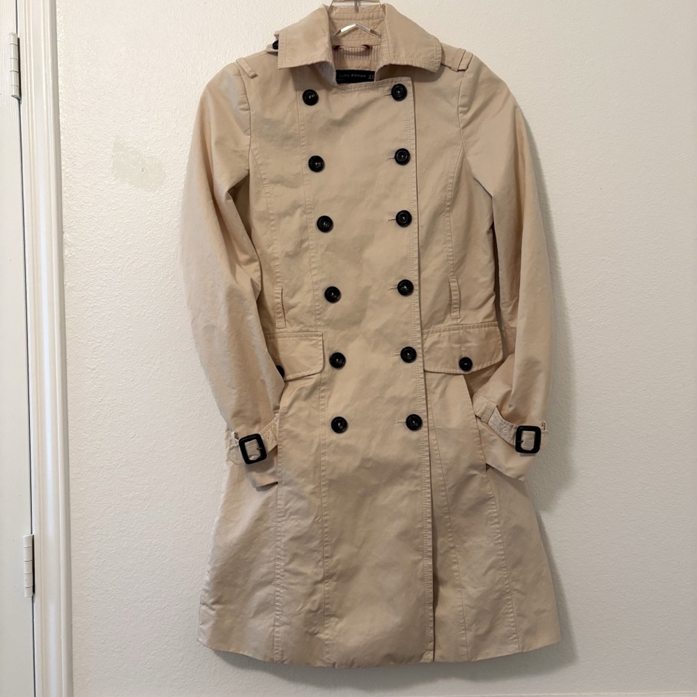 Zara Trench XS Coat - Picture 9 of 10